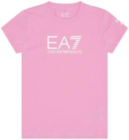 Emporio Armani EA7 Girls Train Shiny Short Sleeve Tee