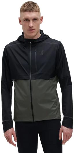 Weather Mens Running Jacket Black/Shadow