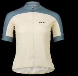 Womens Essential Road Logo Jersey Okenite Off-White/Calcite Blue