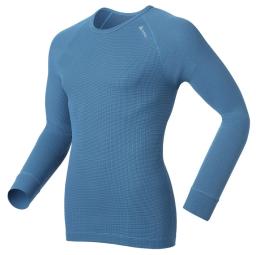 Shirt Long Sleeve Cubic Mens Blue