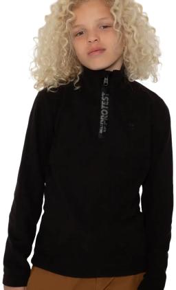 Boys Fleece 1/4 Zip True Black