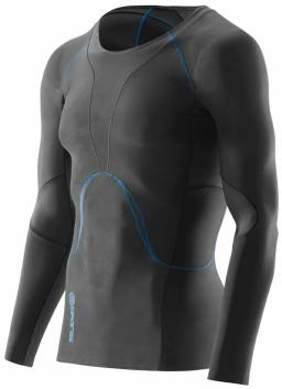 Skins Mens RY400 Compression Long Sleeve Top For Recovery