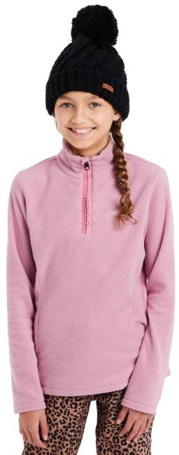 Girls Fleece 1/4 Zip Cameo Pink