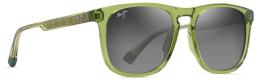 Kupaa Polarised Classic Sunglasses Shiny Trans Grass Green/Neutral Grey