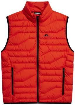 Mens Cliff Light Down Vest Tangerine Tango