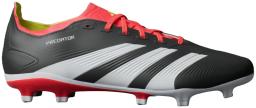 Predator League Firm Ground Football Shoes Core Black/Cloud White/Solar Red