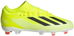 X Crazyfast League Firm Ground Junior Football Boots Team Solar Yellow 2/Core Black/Cloud White