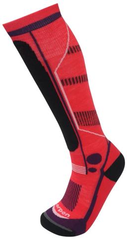 Kids T3 Ski Light Ski Socks Sweet Red