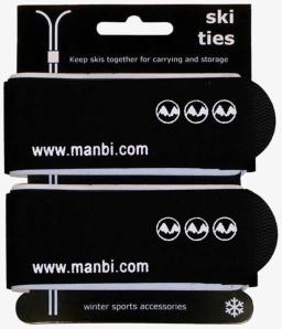 Standard Ski Ties Pairs Black