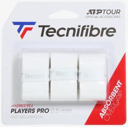 Pro Players 0.5mm Overgrips (3 Pack) White