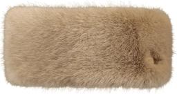 Womens Fur Headband Light Brown