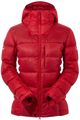 MTN Arete Ultra Womens Down Jacket Goji Berry/Haute Red