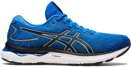 Gel-Nimbus 24 Mens Running Shoes Electric Blue Piedmont Grey