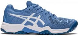 Gel-Resolution 8 GS Kids Tennis Shoes Blue Harmony White