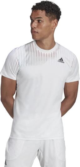Adidas Melbourne Freelift Printed Mens Tennis T-Shirt