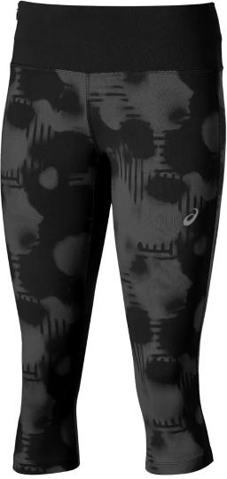 Fuzex Womens Knee Tights Grey Splash Print