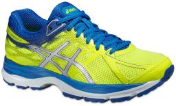 Gel-Cumulus 17 GS Kids Running Shoes Flash Yellow Grape Pink Glow