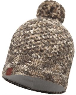 Margo Knitted Hat Taupe/Grey