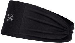 Tapered Running Headband Solid Black