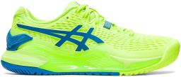 Gel-Resolution 9 Womens Tennis Shoes Hazard Green/Reborn Blue