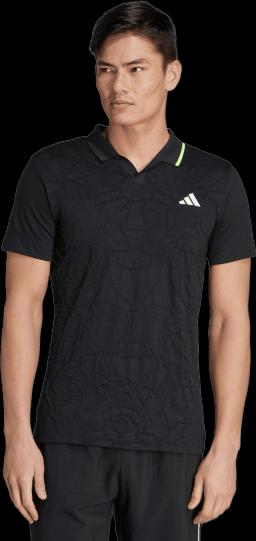 Tennis London Freelift Mens Pro Polo Black