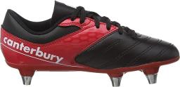 Junior Phoenix Raze SG Rugby Boot Black/Red