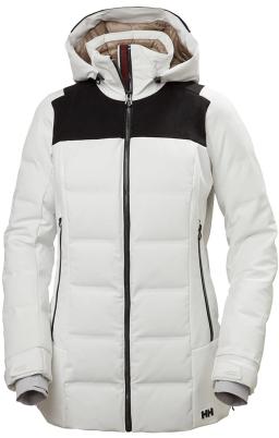 Womens Verbier Puffy Ski Jacket White