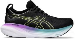 Gel-Nimbus 25 Womens Running Shoes Black/Glow Yellow