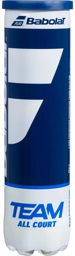 Team All Court Balls (4 Balls) Yellow