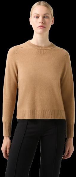 Womens Lorana Knitted Jumper Dark Ginger