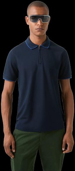 Mens Timo 7F Polo Shirt Navy