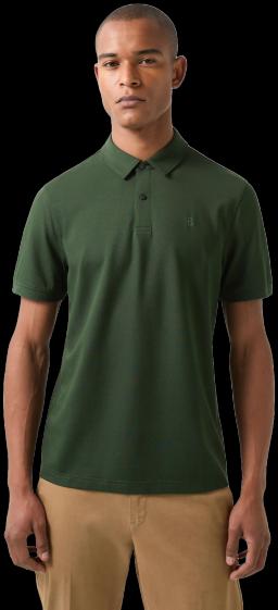 Mens Timo 5F Polo Shirt Gloss Dk Green