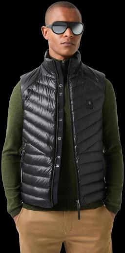 Mens Lasse Down Vest Black