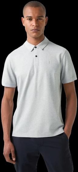 Mens Timo 5F Polo Shirt Light Grey