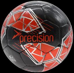Fusion Midi Size 2 Training Ball 2024 Black/Red/Silver