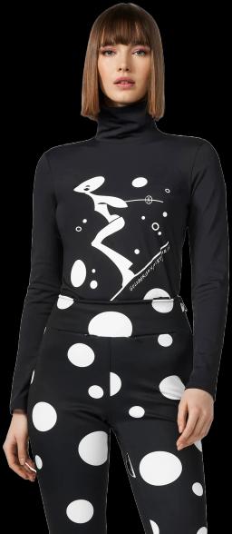 Goldbergh Womens Fatale Long Sleeve Turtleneck Tee