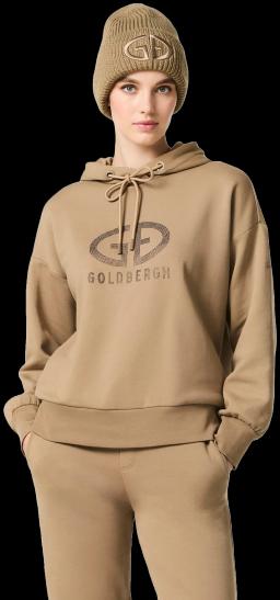 Womens Sparkling Hooded Sweater Marmottes