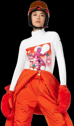 Goldbergh Womens Femme Long Sleeve Turtleneck Tee