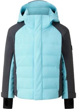 Kids Nils Down Ski Jacket Light Blue/Grey