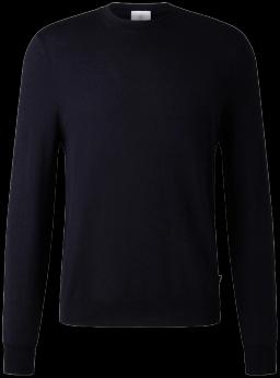 Mens Ole Pure New Wool Pullover Navy