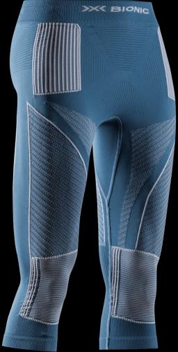 Energy Accumulator 4.0 3/4 Womens Base Layer Pant Mineral Blue/Arctic White