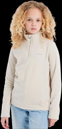 Girls Fleece 1/4 Zip Kitoffwhite