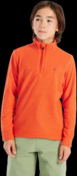 Boys Fleece 1/4 Zip Burnt Orange