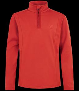 Boys Stretch Top 1/4 Zip Burnt Orange