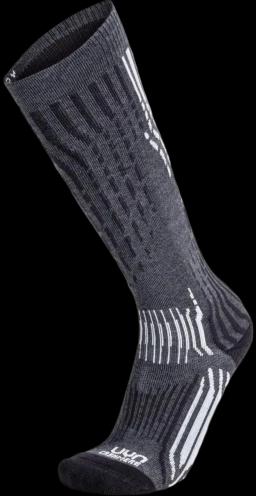 Woman Ski Cashmere Socks Grey Stone/Pearl