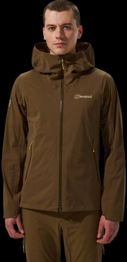 Mens Ridge-Roamer 3L WP Softshell Jacket Brown