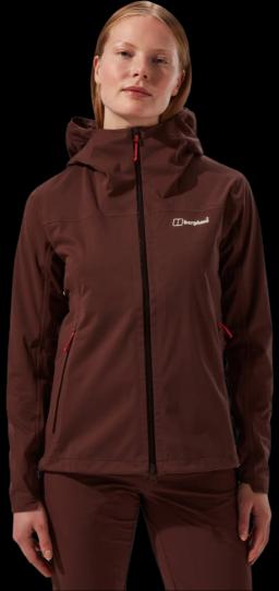 Womens Ridge-Roamer 3L WP Softshell Jacket Cedar Brown