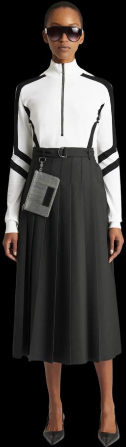 Virginie Womens Sweater Neige/Noir