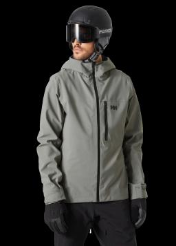 Mens Swift 3L Shell Ski Jacket Concrete