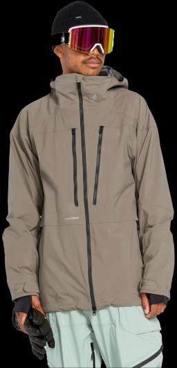 Mens Guch Stretch Gore-Tex Ski Jacket Chestnut Brown